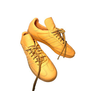 IE7293 Men’s 8 Pharrell x adidas Samba Human Race 'Orange' Leather Shoes